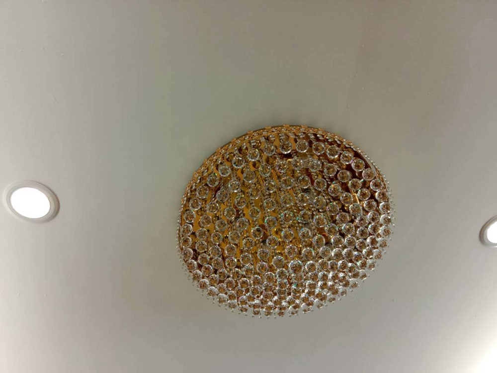 台南水晶吸頂燈清洗保養 施工後