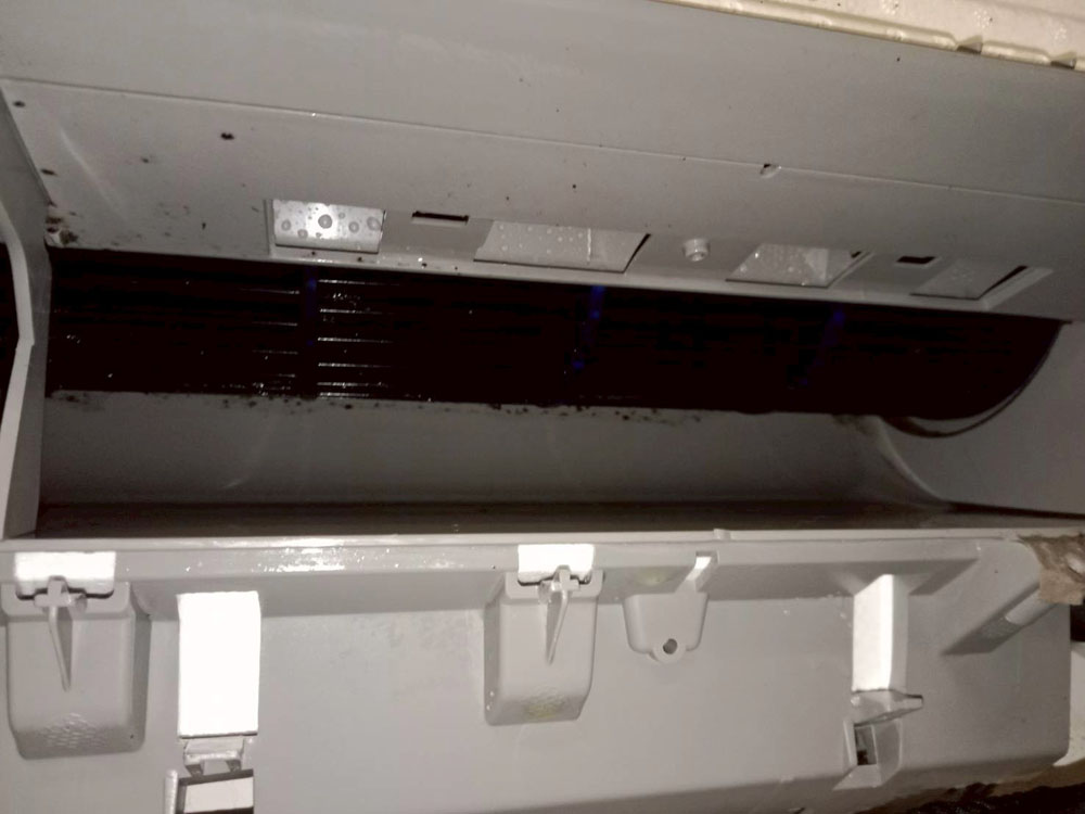 台南壁掛式冷氣霉垢深層清洗 施工後