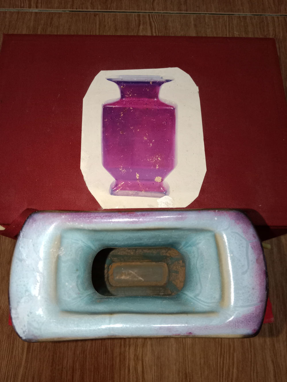 台南古董花瓶破損修復 施工後